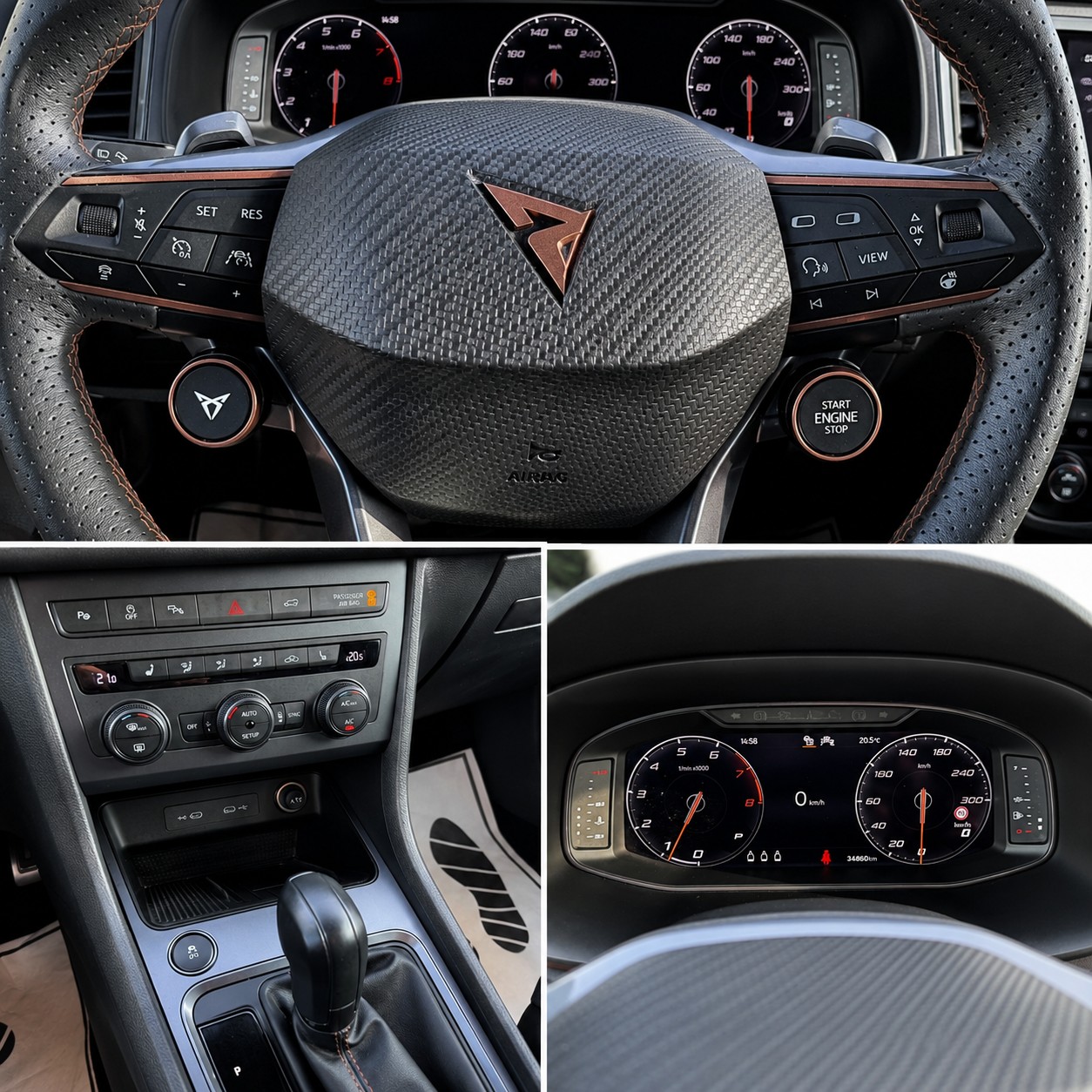 CUPRA Ateca 2.0TSI VZ 4Drive DSG * El.Anhängerkupplung * Supersportlenkrad *-image-14