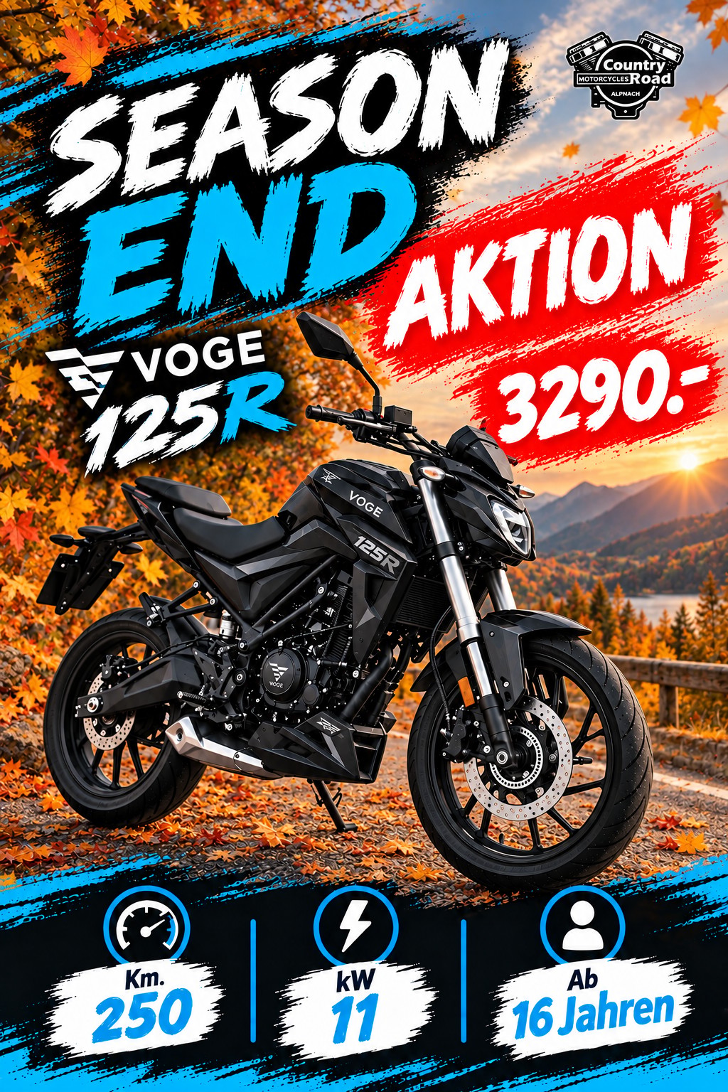 VOGE 125R NAKED 11kw (Ab 16 Jahren)