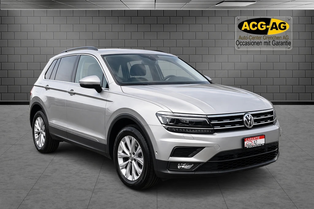 VW Tiguan 2.0 TDI SCR Comfortline 4Motion DSG ** mit Anh-Kupplung 2500 Kg ** Gr.Navi ** RF-Kamera ** Frisch ab MFK & Service **-image-0