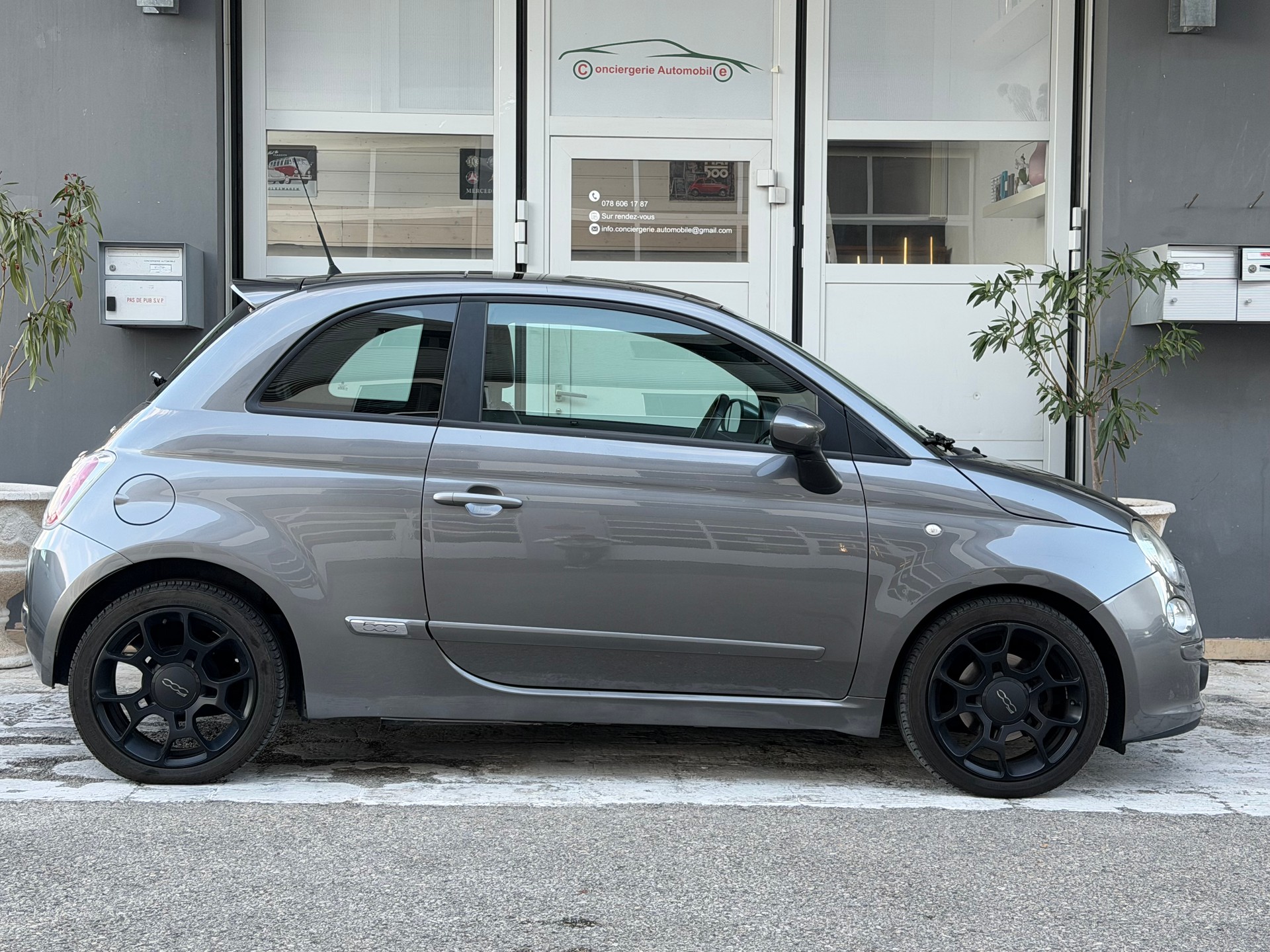 FIAT 500 0.9 Twinair Turbo Lounge automatique / Intérieur cuir / climatisation automatique / toit ouvrant / roues hiver / expertisée-image-2