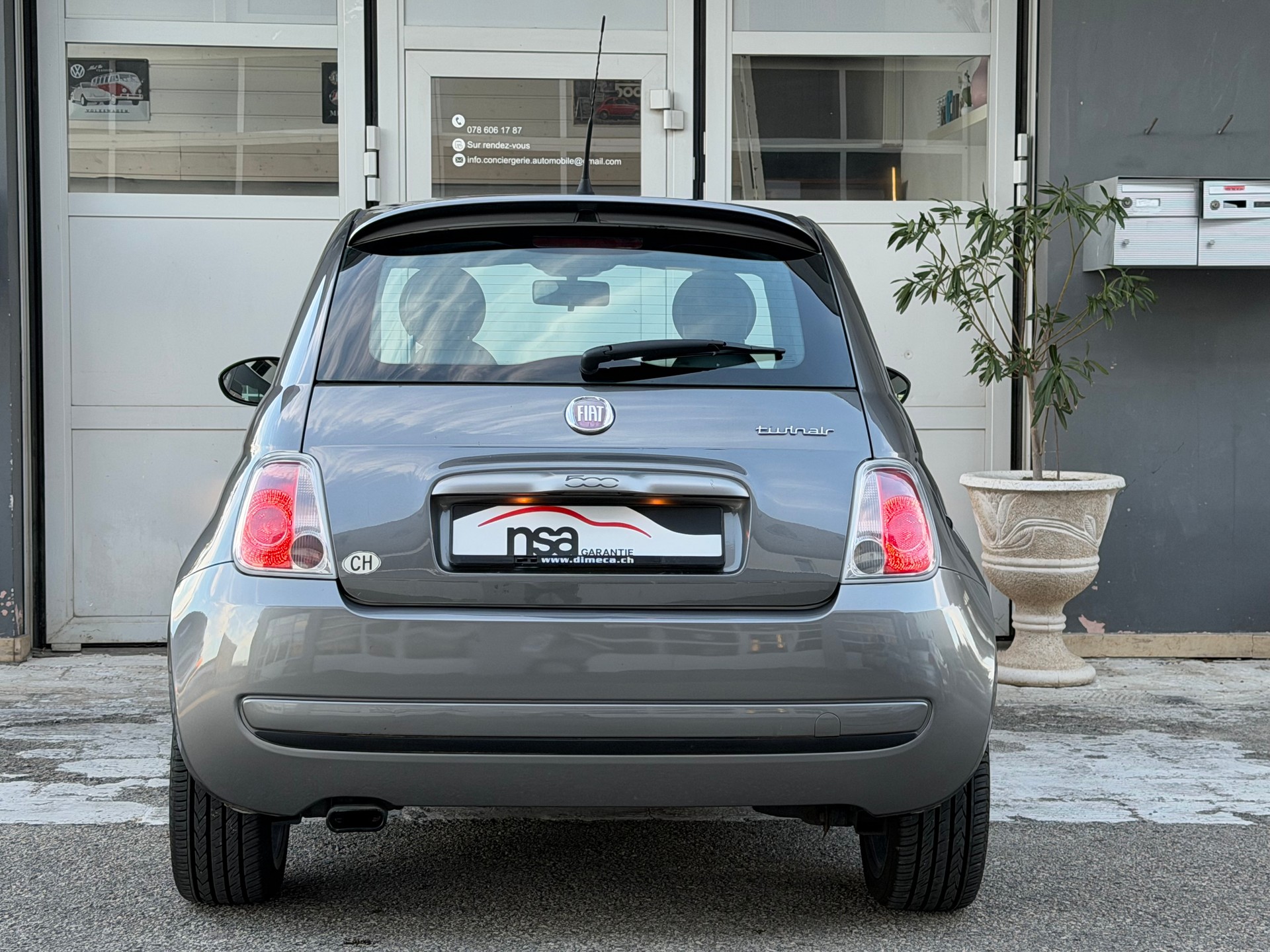 FIAT 500 0.9 Twinair Turbo Lounge automatique / Intérieur cuir / climatisation automatique / toit ouvrant / roues hiver / expertisée-image-5