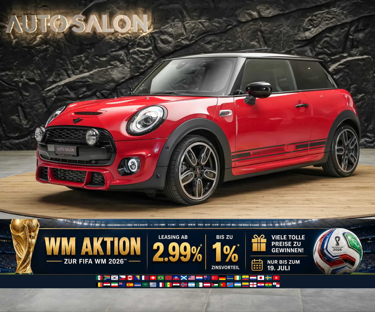 MINI Cooper S Steptronic DKG Rockingham GT 1/135 *John Cooper Works Trim*Panorama*Head-Up*-image-0