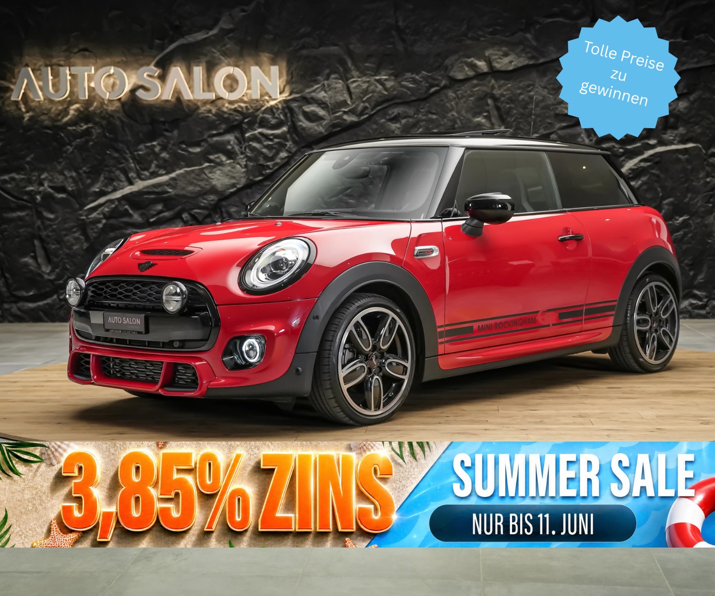 MINI Cooper S Steptronic DKG Rockingham GT 1/135 *John Cooper Works Trim*Panorama*Head-Up*