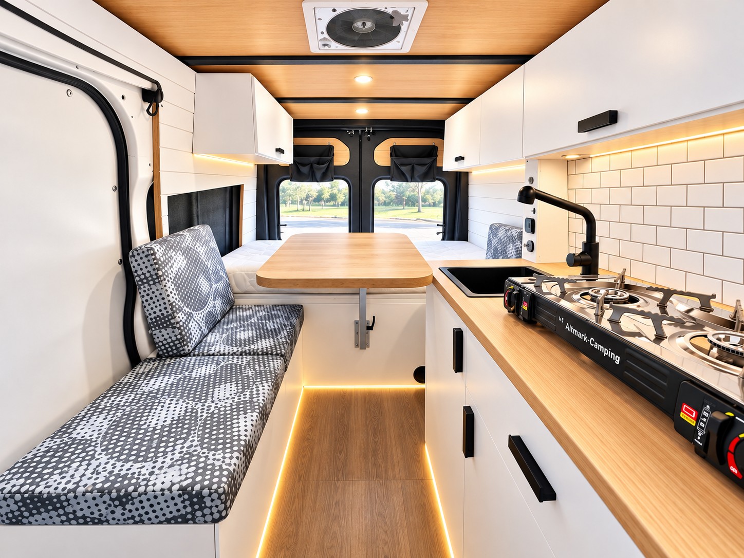 FORD 2.4TDCi 140PS CAMPER *** NEUER AUSBAU*** völlig Autark-image-8