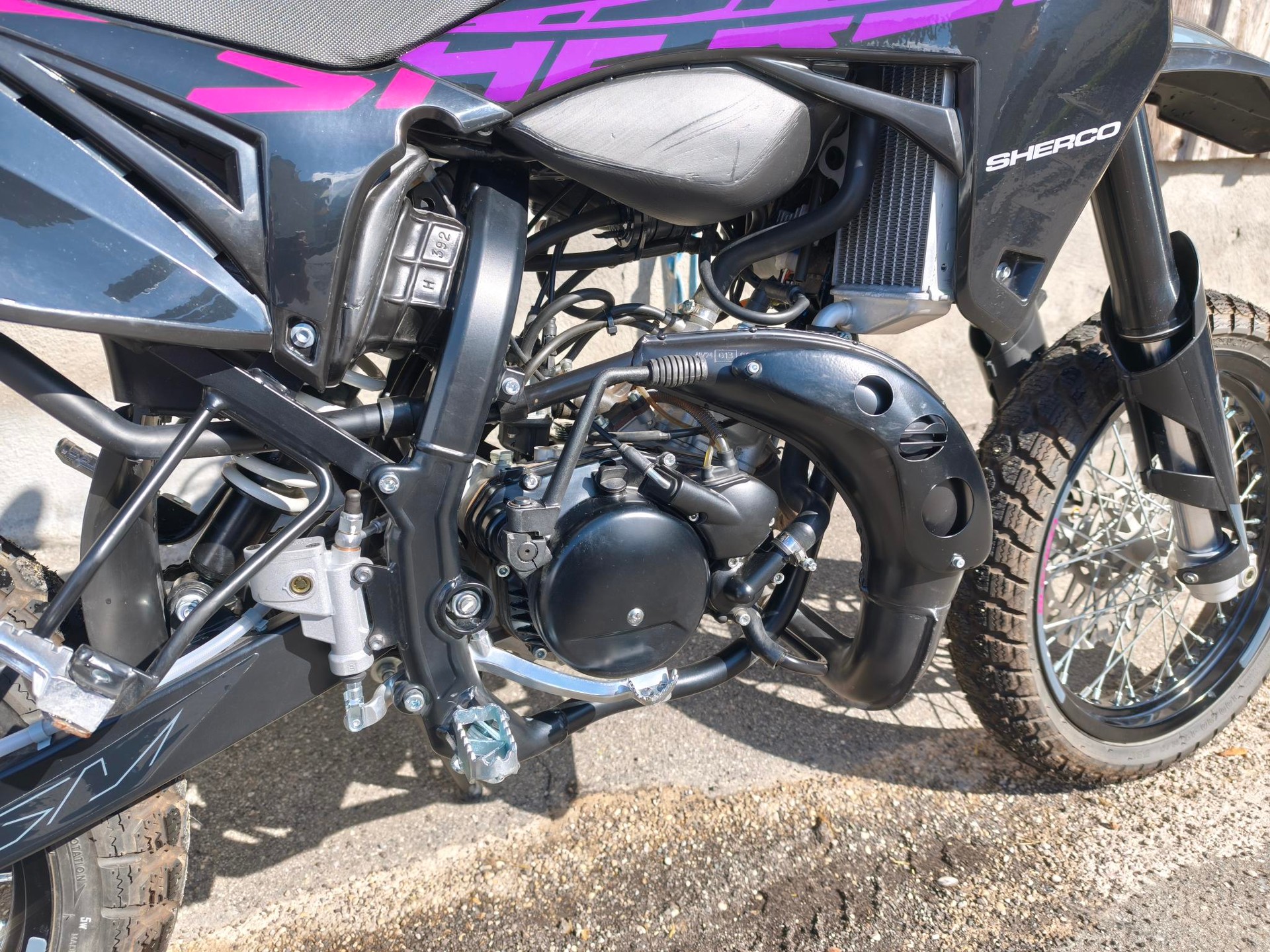 SHERCO 50 SM-RS PINK (45km/h, gelbe Nummer)-image-9
