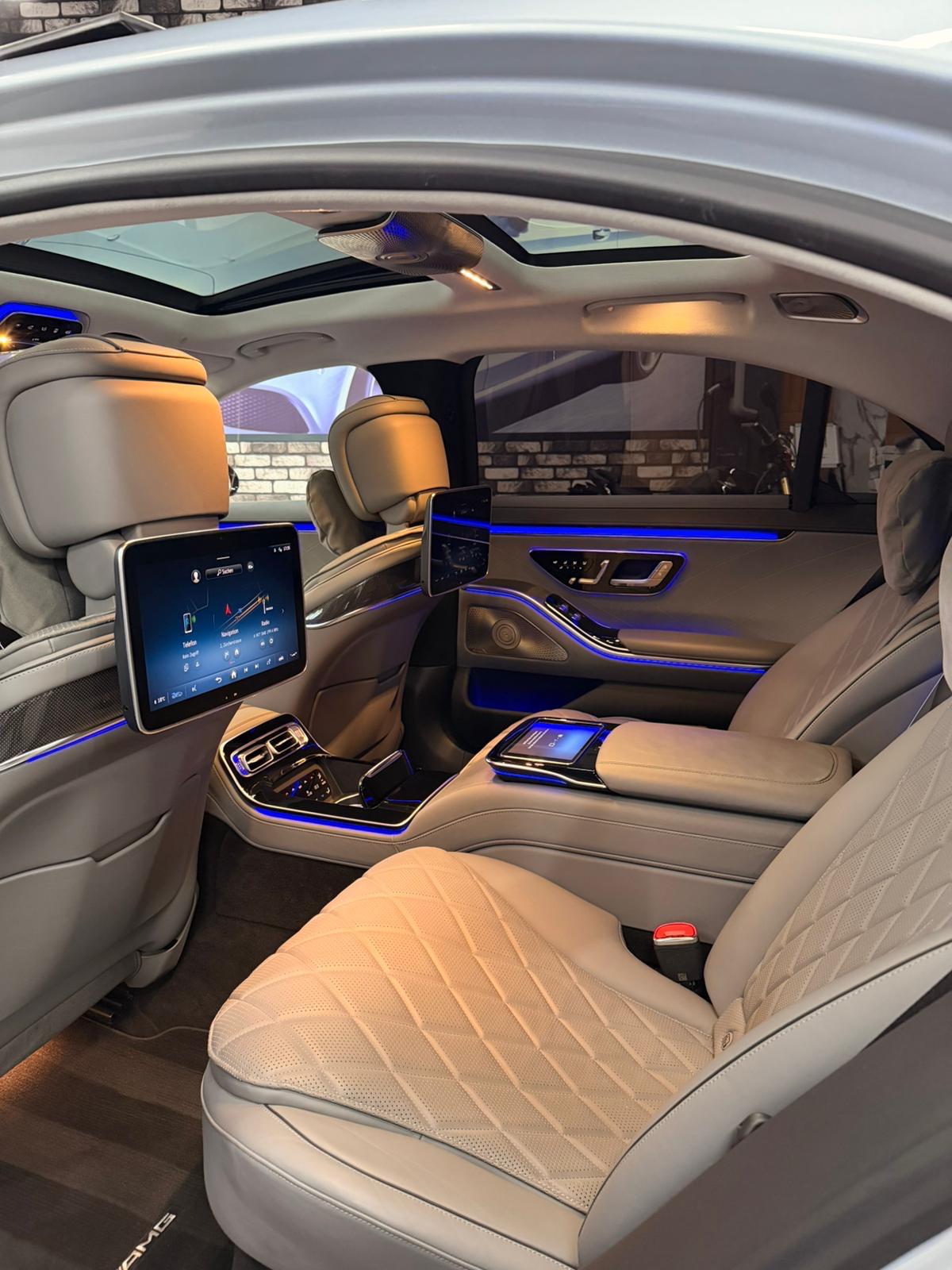 MERCEDES-BENZ S 500 L 4Matic Limited Silver&Black BRABUS Performance 9G-Tronic 2Jahre Garantie & Gratisservice-image-14
