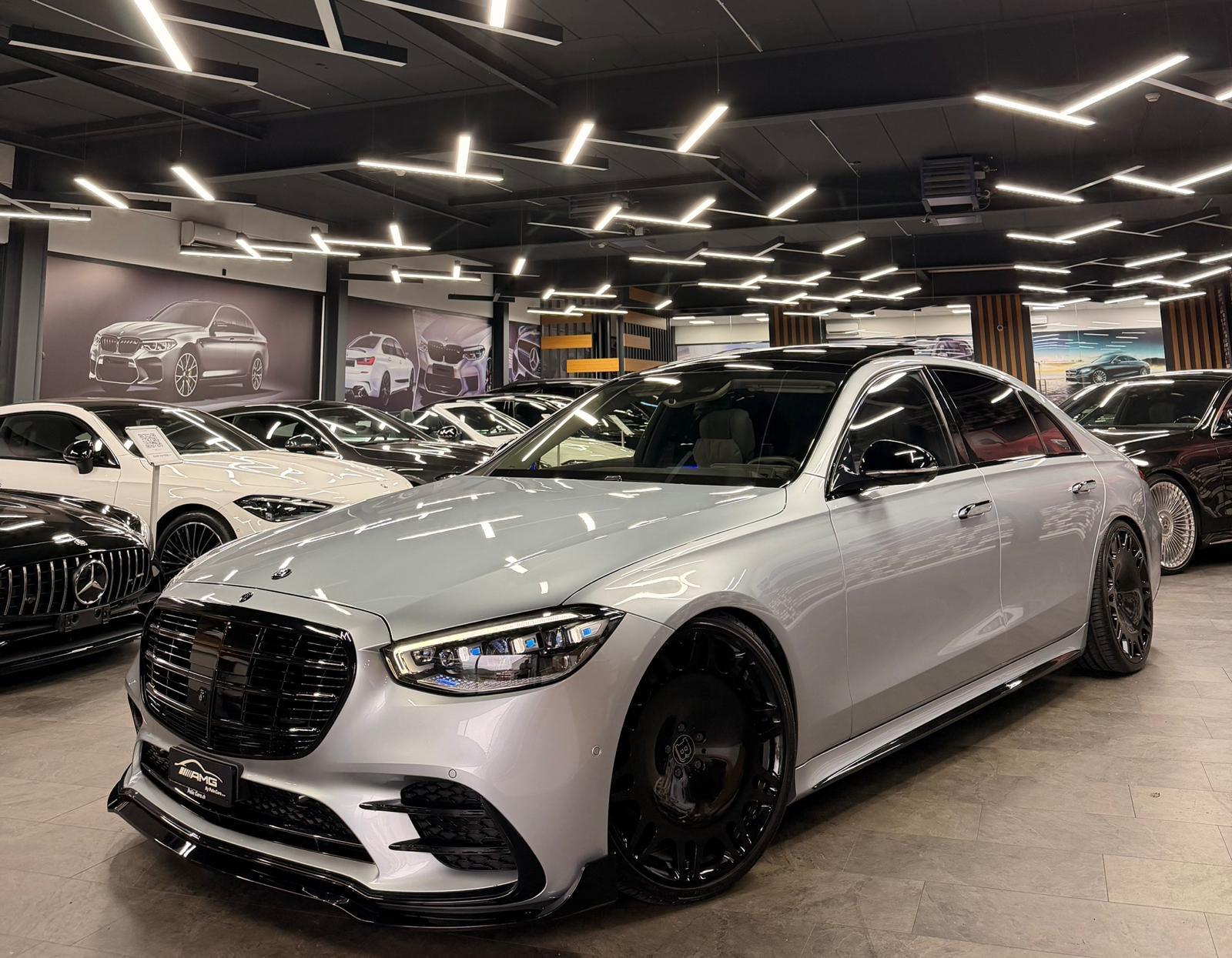 MERCEDES-BENZ S 500 L 4Matic Limited Silver&Black BRABUS Performance 9G-Tronic 2Jahre Garantie & Gratisservice-image-1