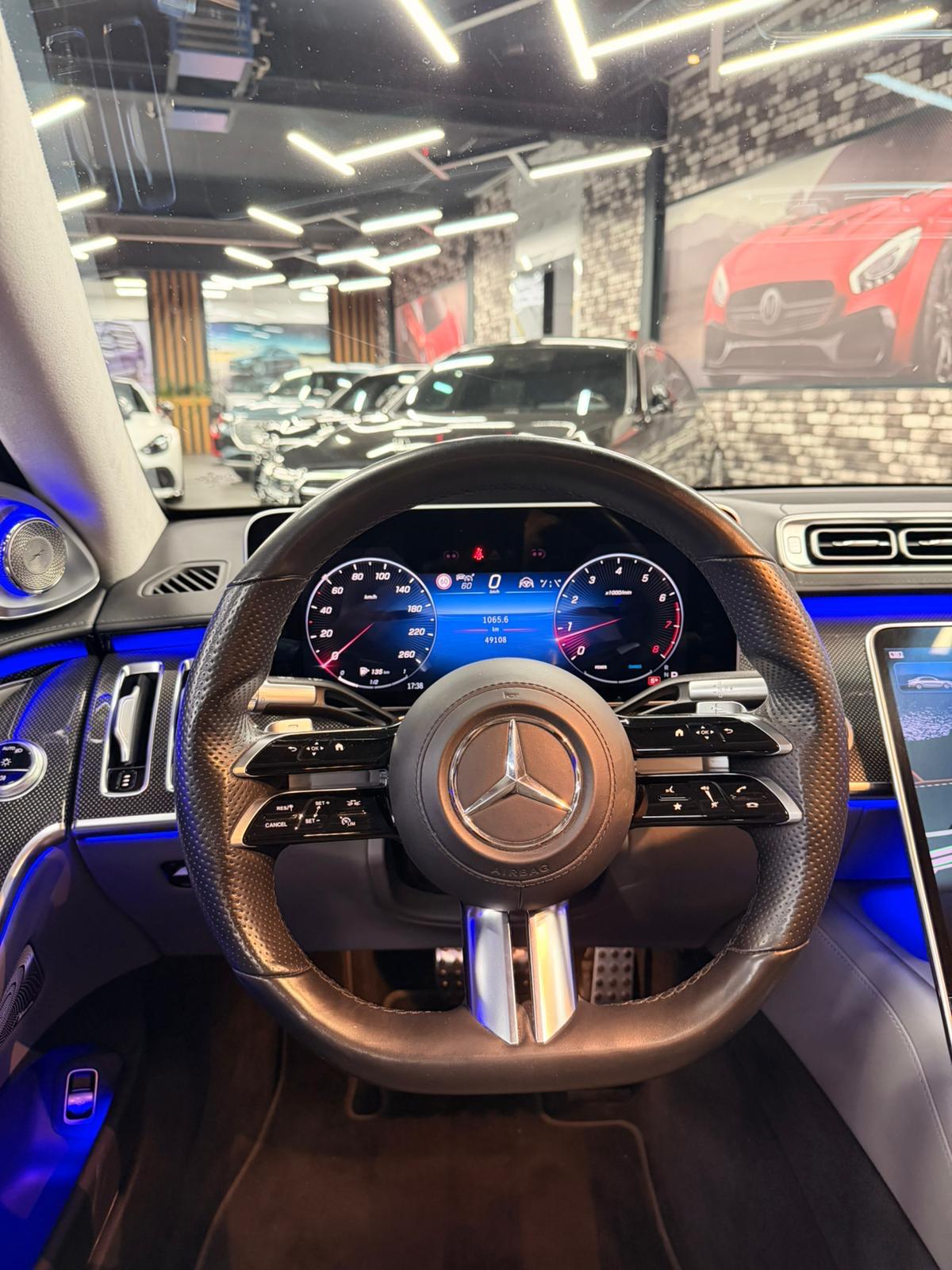 MERCEDES-BENZ S 500 L 4Matic Limited Silver&Black BRABUS Performance 9G-Tronic 2Jahre Garantie & Gratisservice-image-9