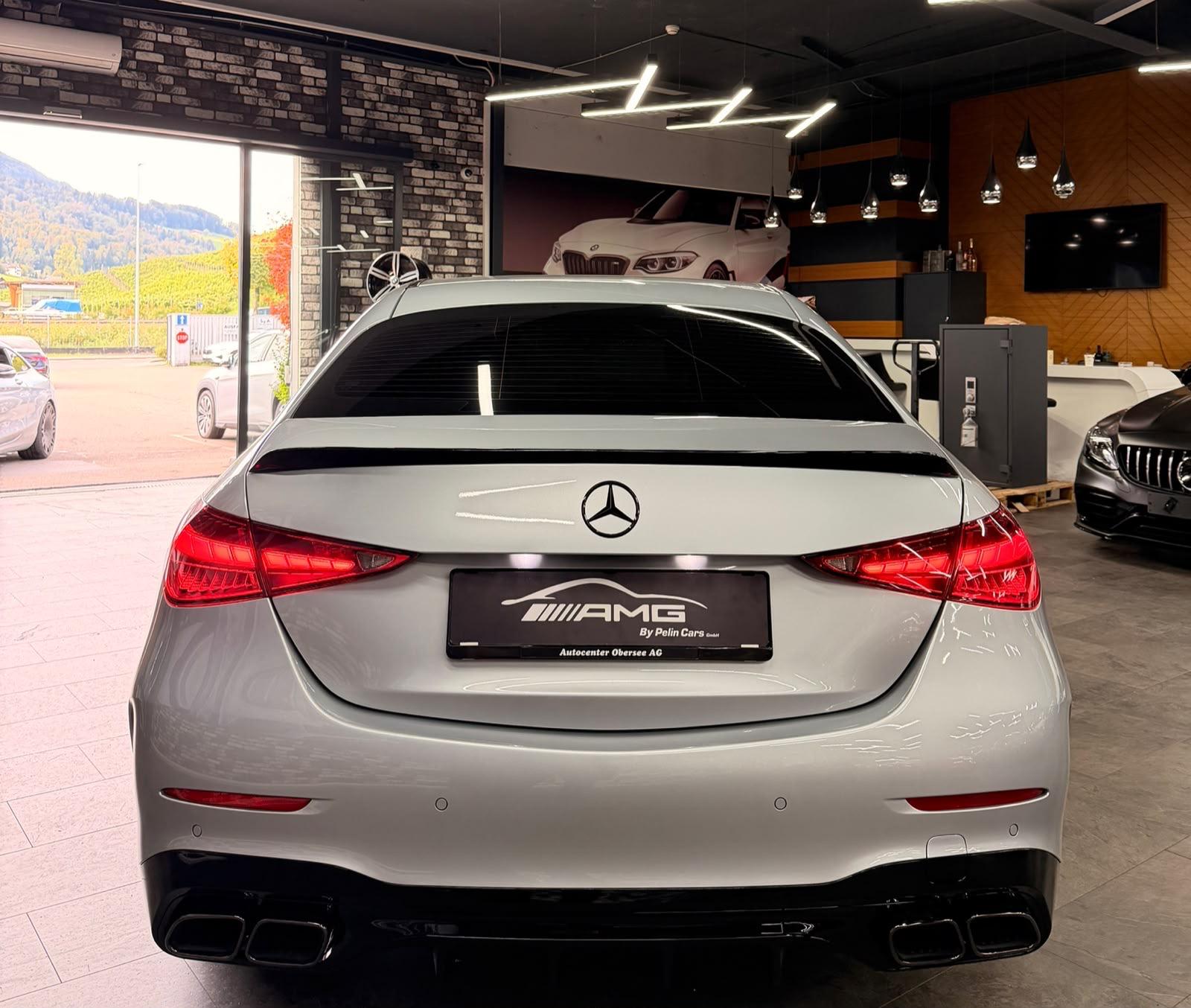 MERCEDES-BENZ C 180AMG (C63s AMG Bodykit) Limited Silver&Black Performance 5 Jahre Werksgarantie & Gratisservice-image-5