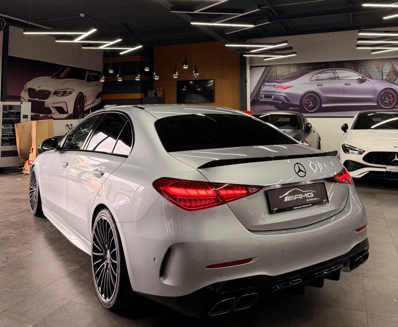MERCEDES-BENZ C 180AMG (C63s AMG Bodykit) Limited Silver&Black Performance 5 Jahre Werksgarantie & Gratisservice-image-3