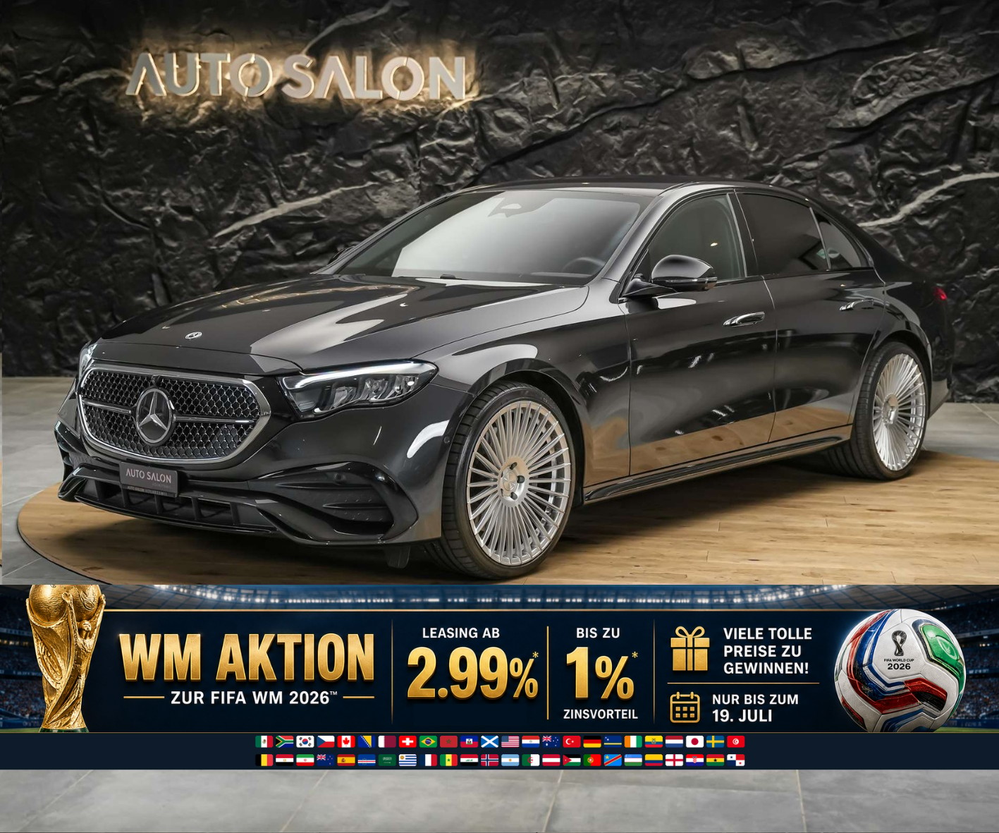 MERCEDES-BENZ E 220 d AMG Line *21" Felgen*Burmester*360° Kamera*Kühlergrill beleuchtet*