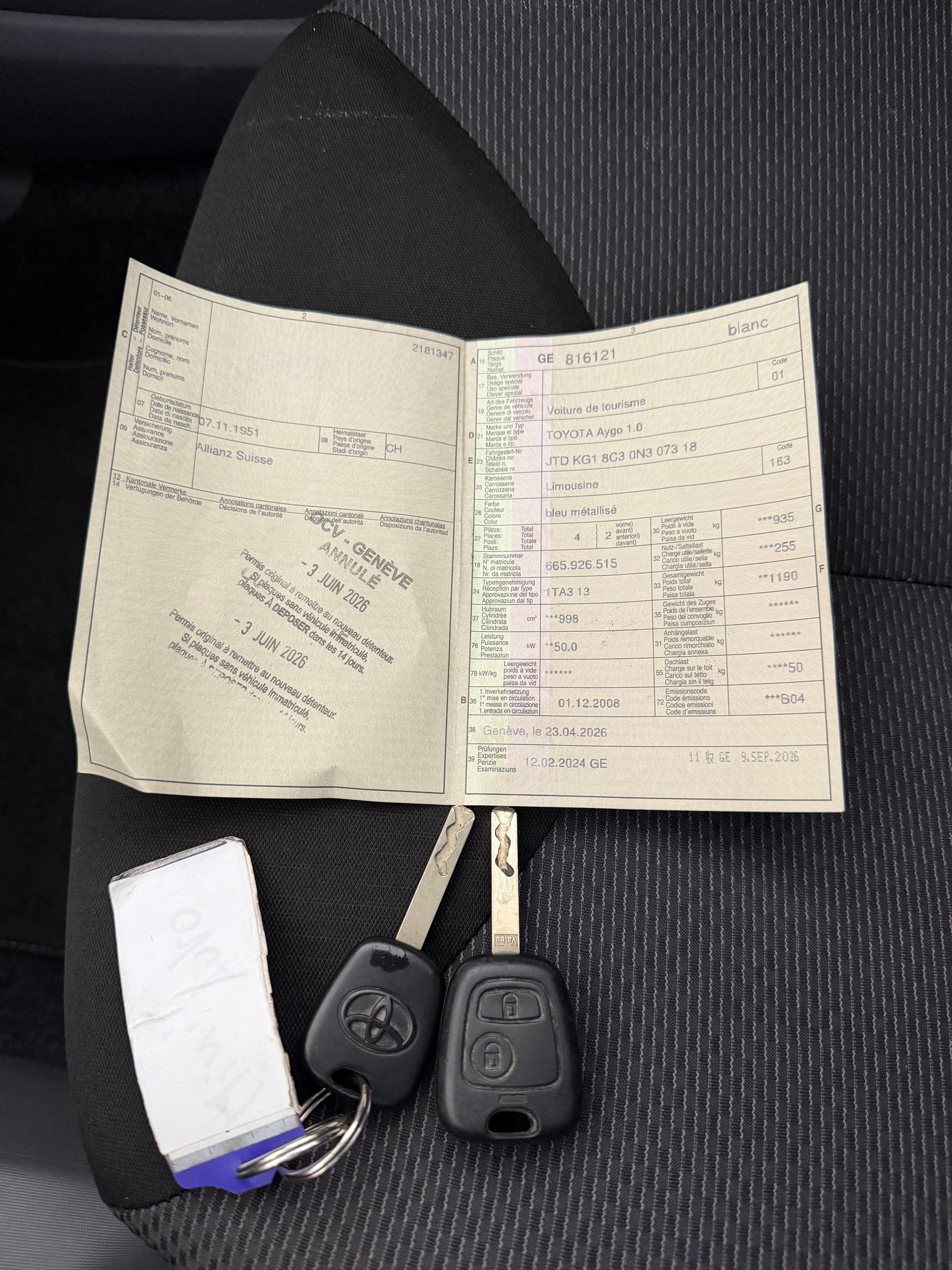 TOYOTA Aygo 1.0 MultiMode - Expertise 09/09/2026 - Automatic-image-15