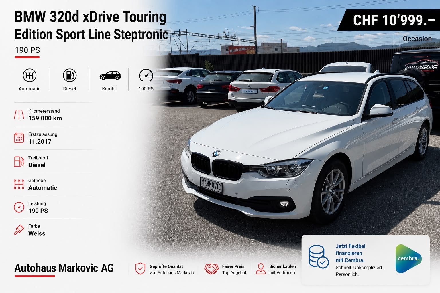 BMW 320d xDrive Touring Edition Sport Line Steptronic