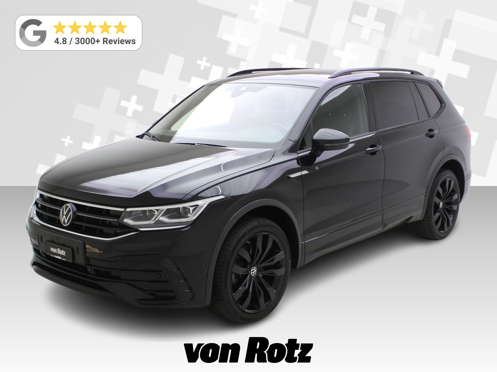 VW Tiguan Allspace 2.0 TSI DSG R-Line Black Style 4Motion **Ledersitze mit Memory**-image-0