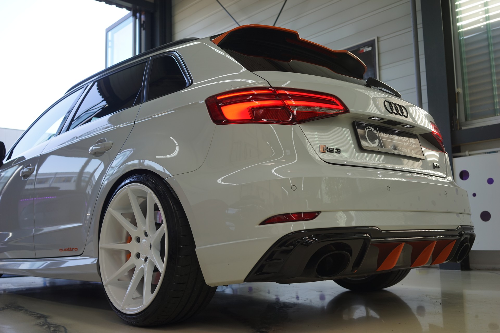 AUDI RS3 Sportback 2.5 TSI quattro / ABT 460Ps. / Gletscherweiss **-image-8
