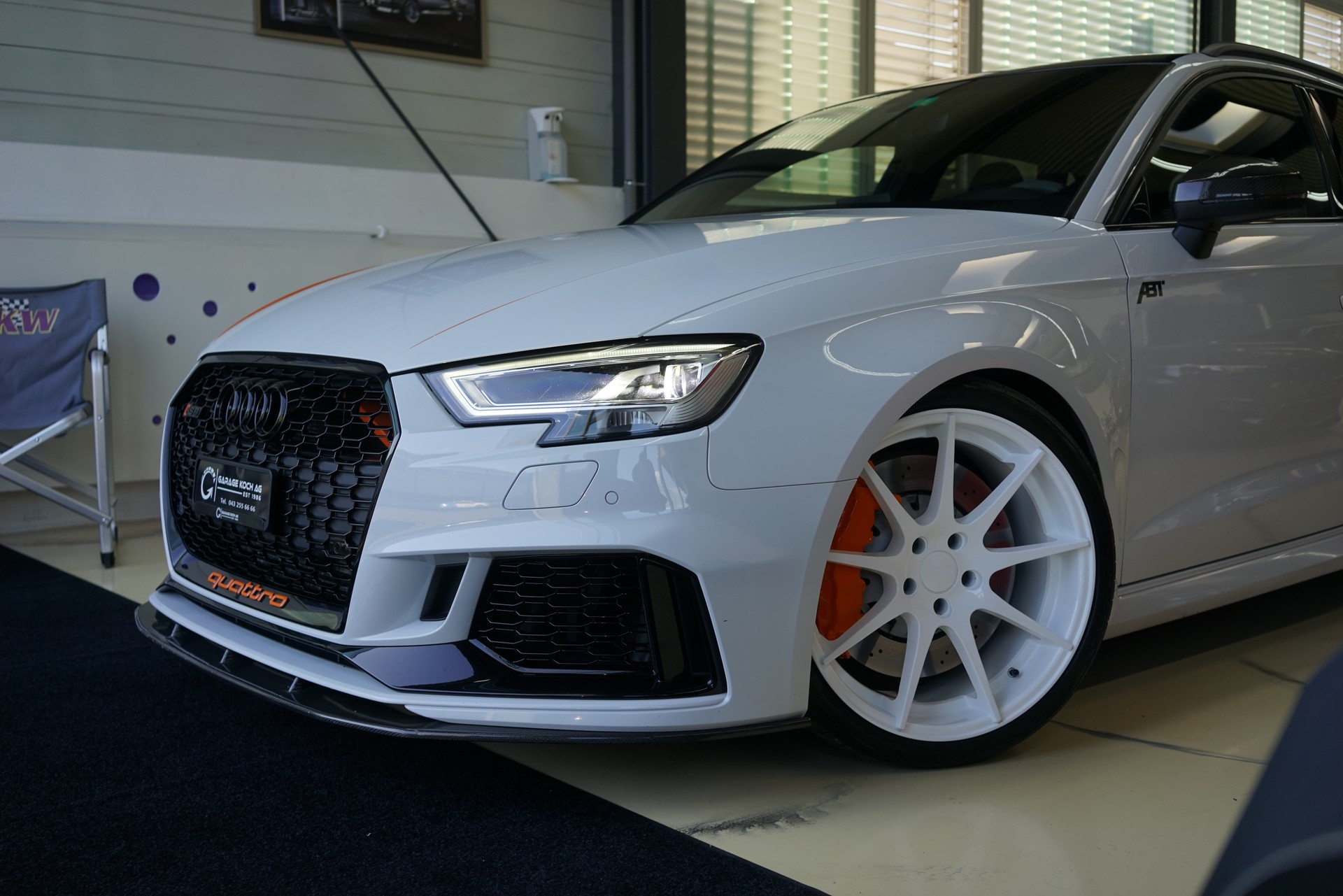 AUDI RS3 Sportback 2.5 TSI quattro / ABT 460Ps. / Gletscherweiss **-image-3