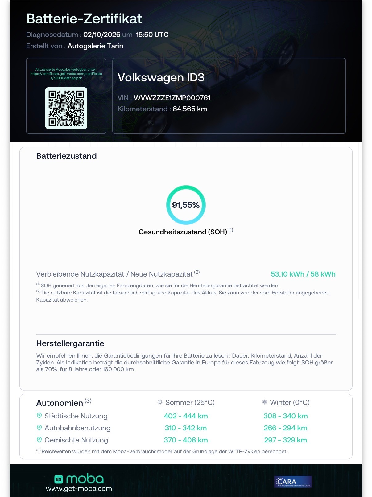 VW ID.3 Pro Performance 58kWh 1ST Max-image-1