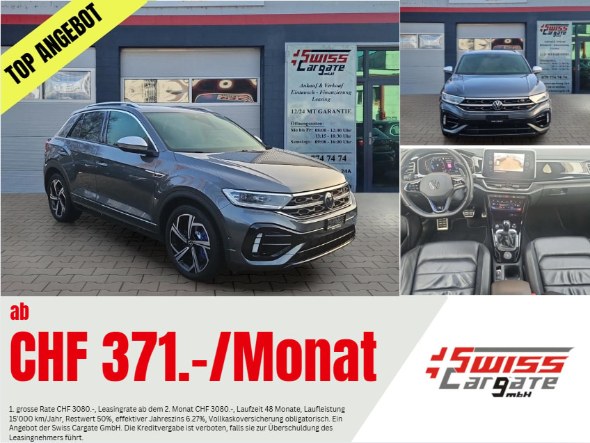 VW T-Roc 2.0 TSI R DSG 4Motion (Facelift) mit El. Ledersitze & AHK-image-0