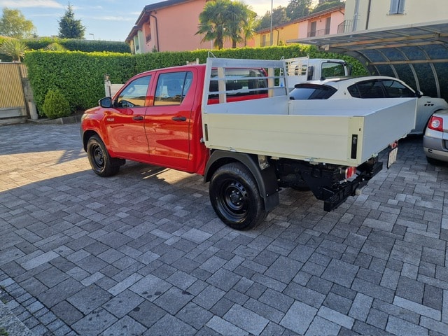 TOYOTA Hilux 2.4D-4D Double Cab 4x4 - Ponte Fisso in Alluminio "NUOVO" - Aumento del Carico KG.1200 - Gancio Traino KG. 3500-image-3