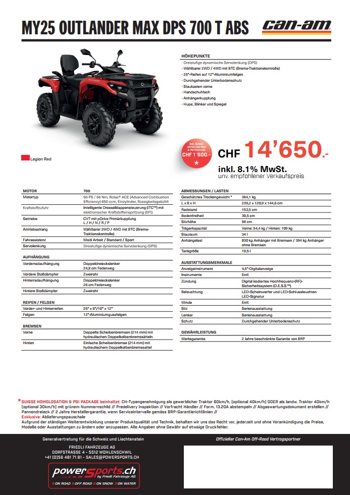 CAN-AM Outlander 700 MAX DPS ABS T-image-15