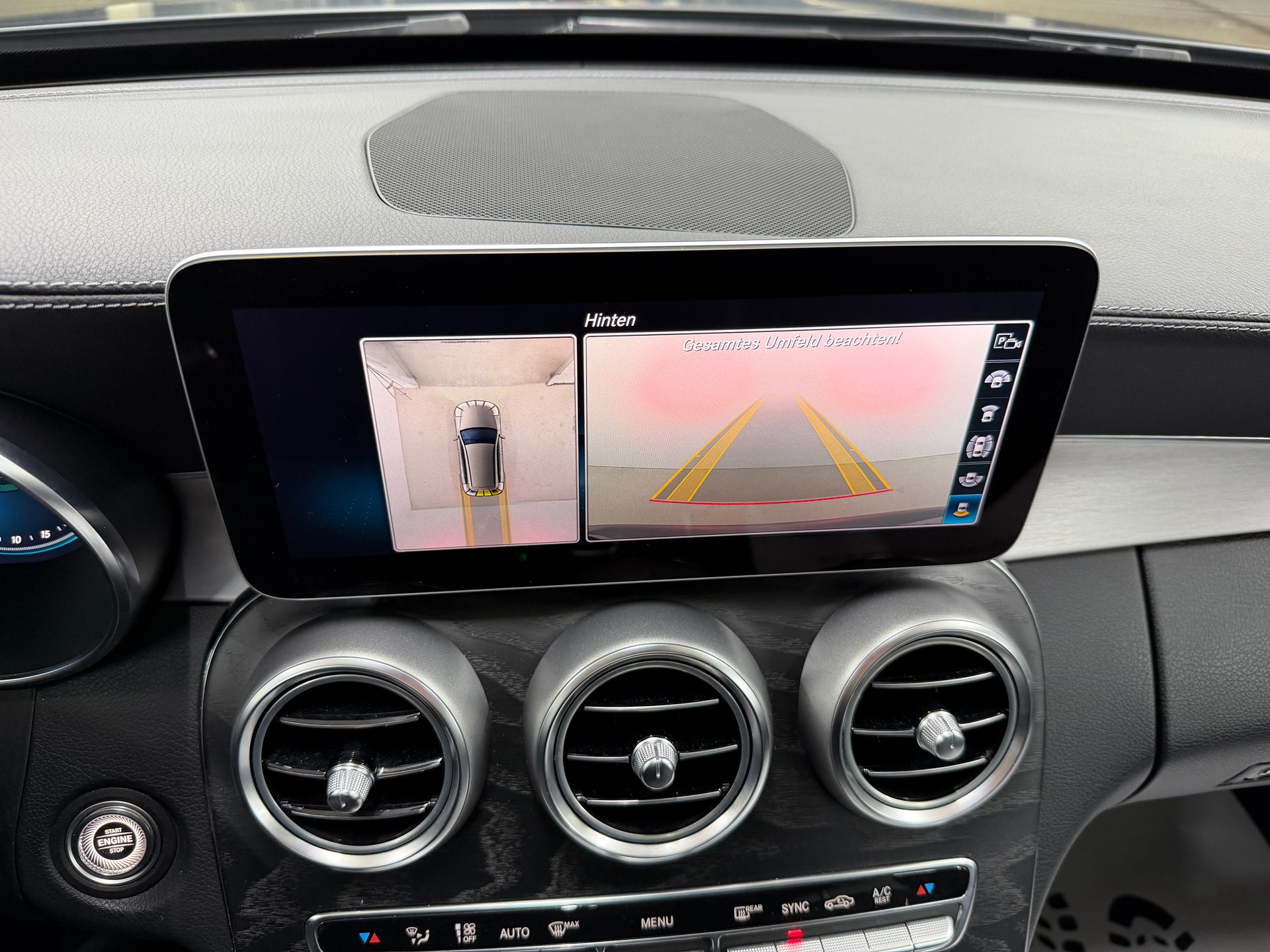 MERCEDES-BENZ C 220 d Swiss Star AMG Line 4M selenitgrau magno 9G-Tronic / Panoramadach / 360° Kamera / Leder / Keyless Go /-image-13