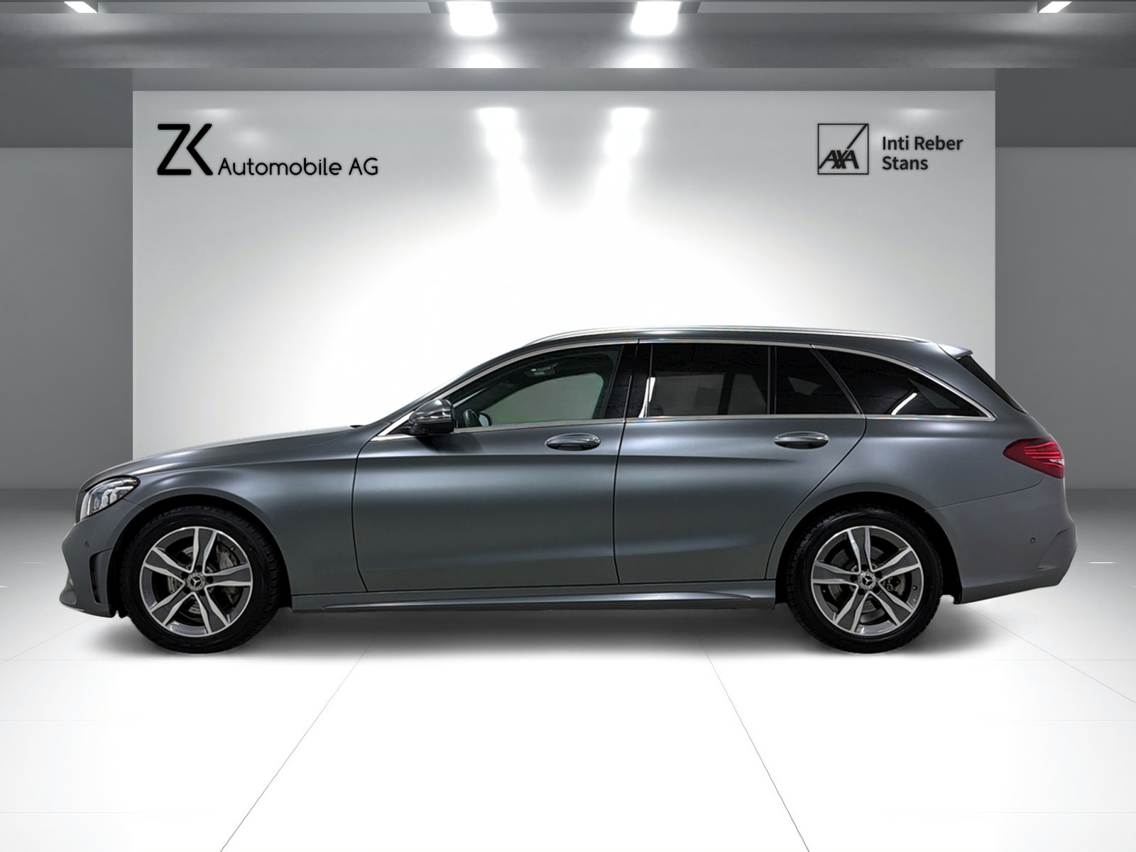 MERCEDES-BENZ C 220 d Swiss Star AMG Line 4M selenitgrau magno 9G-Tronic / Panoramadach / 360° Kamera / Leder / Keyless Go /-image-2