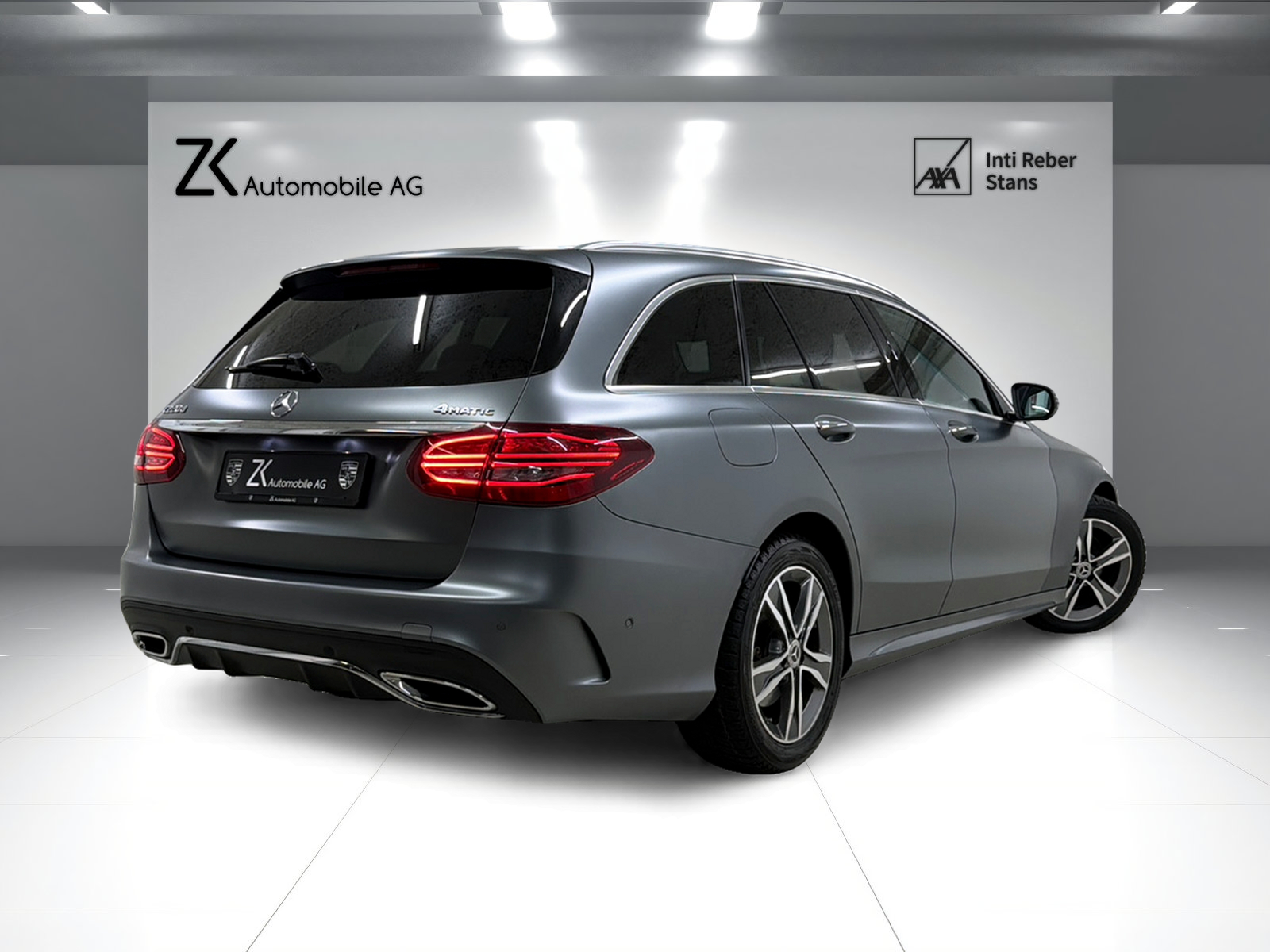 MERCEDES-BENZ C 220 d Swiss Star AMG Line 4M selenitgrau magno 9G-Tronic / Panoramadach / 360° Kamera / Leder / Keyless Go /-image-1