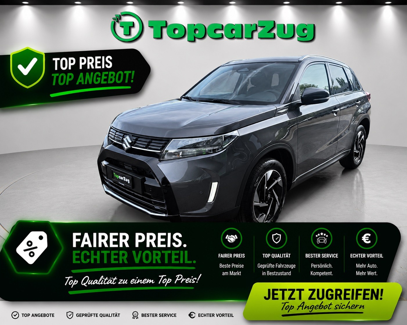 SUZUKI Vitara 1.4 Boosterjet Compact + 4x4 Hybrid Automatic-image-0