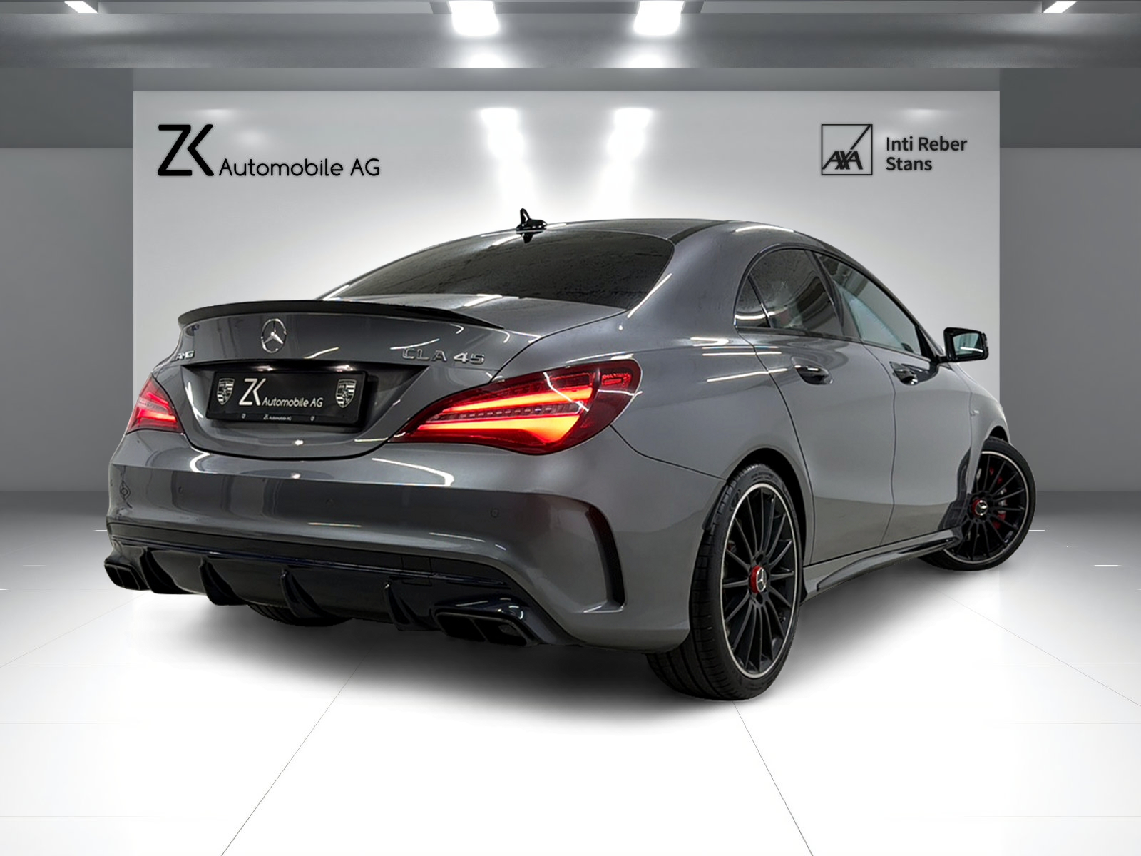 MERCEDES-BENZ CLA 45 AMG 381PS Mountaingray 4Matic Speedshift / RF-Kamera / Glasdach / H&K Sound / Night-Paket /-image-1