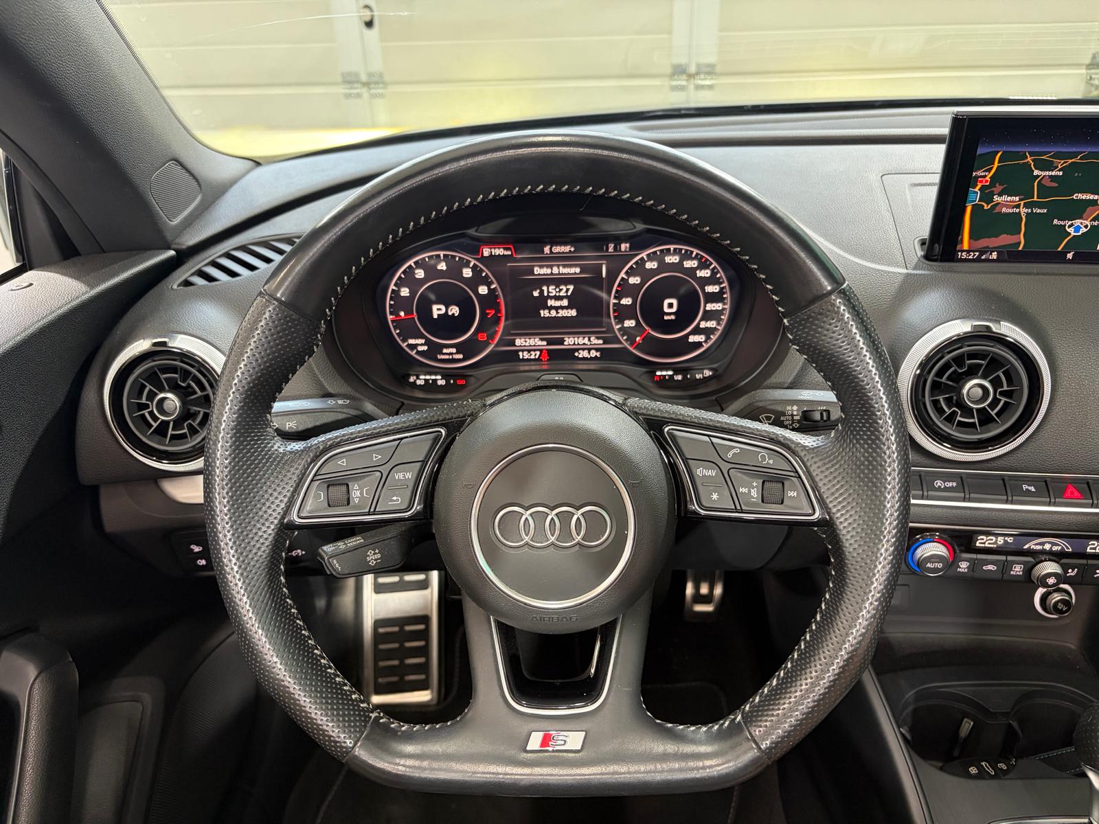 AUDI A3 Cabriolet 35 TFSI Design S-tronic -Pack S-Line - Caméra de recul - Virtual Cockpit-image-15