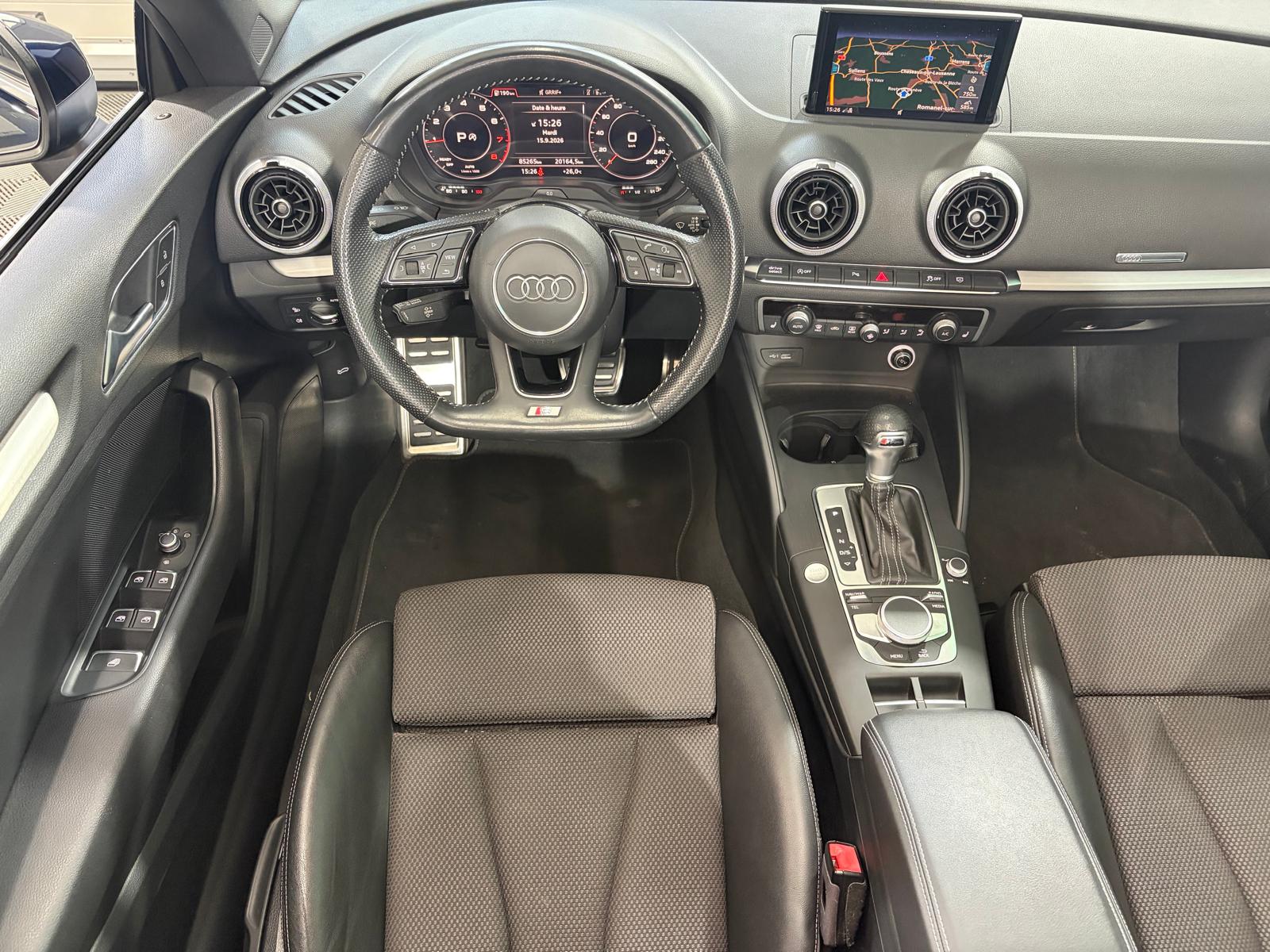 AUDI A3 Cabriolet 35 TFSI Design S-tronic -Pack S-Line - Caméra de recul - Virtual Cockpit-image-14