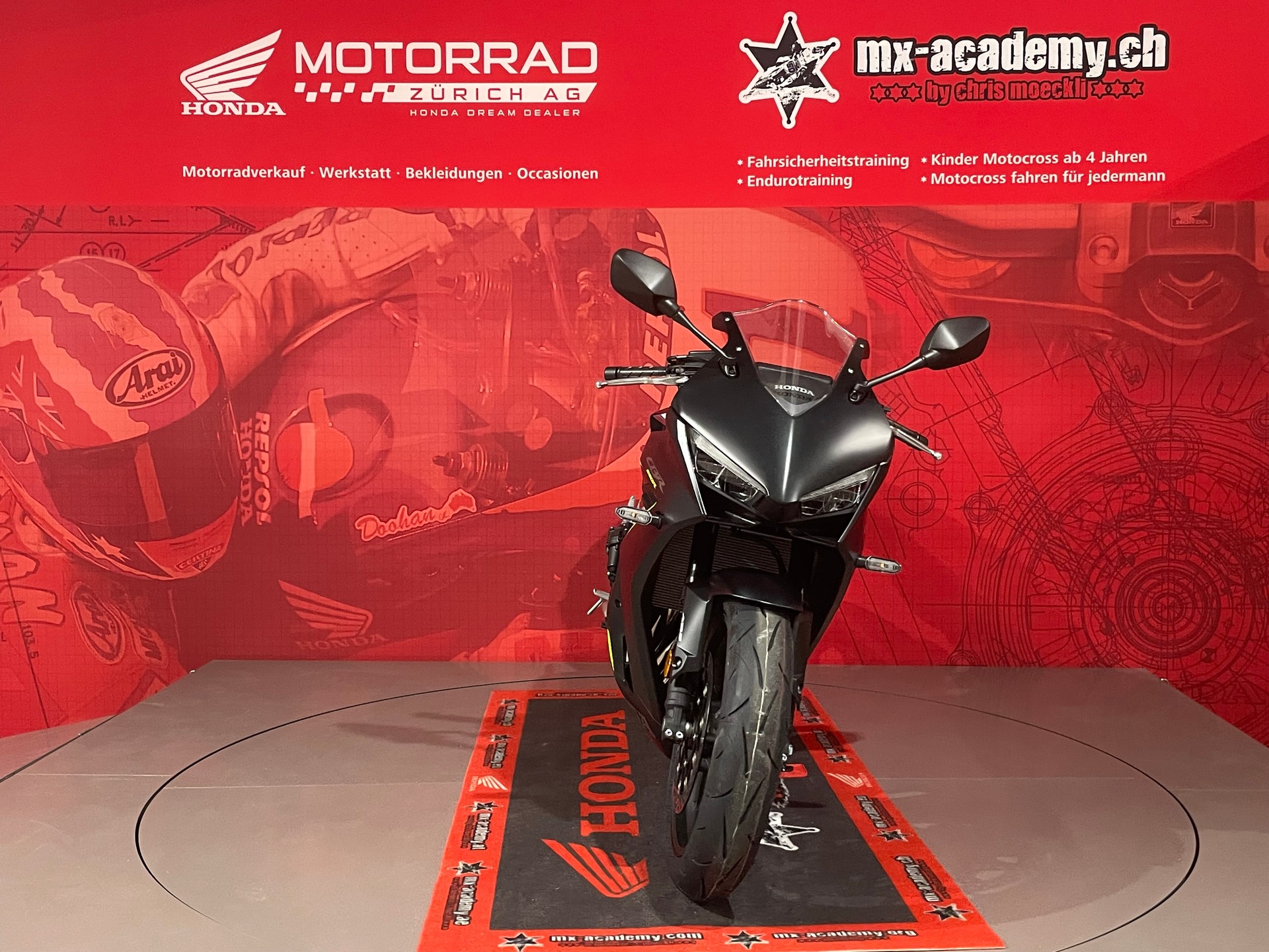 HONDA CBR 650 R E-Clutch*Modell 2026**Neufahrzeug**Matte Gunpowder Black Metallic*-showroom-element-3