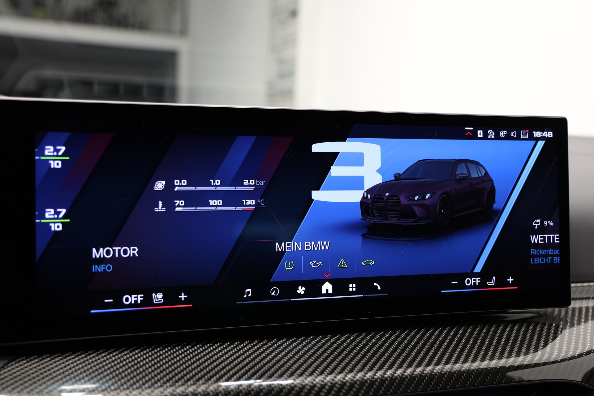 BMW M3 Touring xDrive Competition M LCI *FROZEN PURPLE*Carbon Schalensitze*BMW Werksgarantie bis 10.2027*-image-31